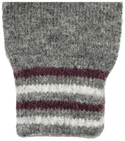 Dents Salcombe Rib Knit Gloves - Kolgrå