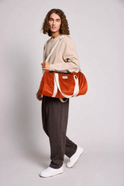 Hindbag Simon Duffle Bag - Velvet Brick Orange