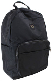 Fred Perry Crinkle Nylonryggsäck - Svart