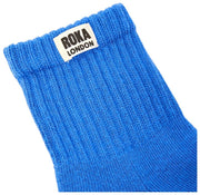 Roka Windsor Solid Crew Socks - Malibu Blue
