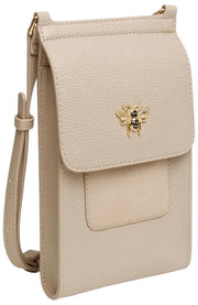 Alice Wheeler London Mini Bloomsbury Crossbody-väska - Stone Beige