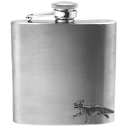 english-pewter-company-6oz-stainless-steel-fox-hip-flask---silver-34311339