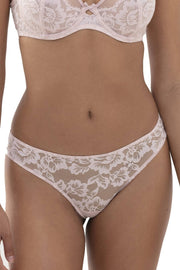 Mey Amazing String Lace Thong - Blossom naken