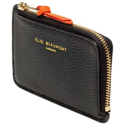 Elie Beaumont Coin Cardholder - Svart/Orange