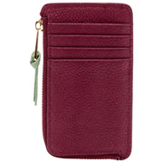 Elie Beaumont Coin Cardholder - Vinröd/Mintgrön