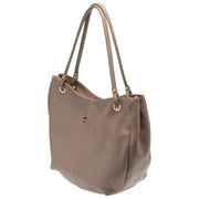 Elie Beaumont Böjd mjuk tygväska - Mink Beige