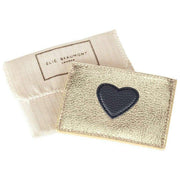 Elie Beaumont Heart Cardholder - Guld/Navy