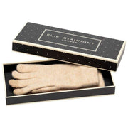 Elie Beaumont stickade vävhandskar - Oat Beige