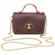 Elie Beaumont Mini Bambouväska - Burgundy