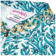 Elie Beaumont Serendipity Overshirt - Aqua Baroque Blue