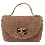 Elie Beaumont Mocka Mini Bambou Väska - Mink Beige