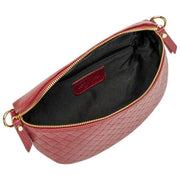 Elie Beaumont Woven Sling Bag - Oxblodsröd