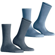 Esprit Basic Tennis 2 Pack Socks - Blue Mix