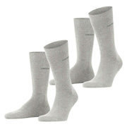 Esprit Basic Uni 2 Pack Socks - Storm Grey