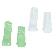 Esprit Twig 2 Pack Socks - Green/White