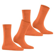 Esprit Uni 2 Pack Socks - Fire Orange