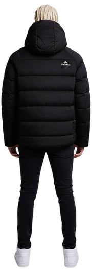 Helvetica Mountain Pioneers Sniper Hooded Down Jacket - Svart