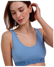 Falke Daily Comfort 2-Pack Bustier Bralette - Blå/Beige