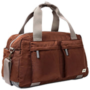 Roka Gatwick Medium Recycled Canvas Duffle Bag - Chokladbrun