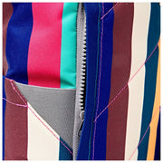 Roka Canfield B Medium Återvunnen Canvas Ryggsäck - Bred Multi Stripe
