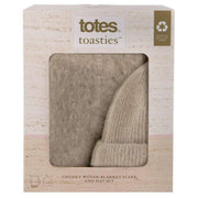 totes-toasties-chunky-woven-blanket-scarf-and-hat-set---oat-creamgrey-34518453