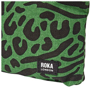 Roka Maida Vale Medium Cotton Canvas Pouch - Kronärtskocka Grön