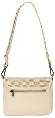 Hindbag Margault Woven Axelväska - Nude Beige