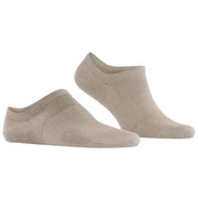 Falke Climawool No Show Socks - Pebble Mel Beige