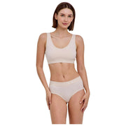 Falke Daily Comfort 2-Pack Bustier Bralette - Blå/Beige