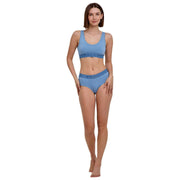 Falke Daily Comfort 2-Pack Hipster Brief - Blå/Beige