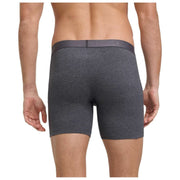 Falke Daily Comfort 2-Pack Long Leg Boxer - Mörkgrå Ljung