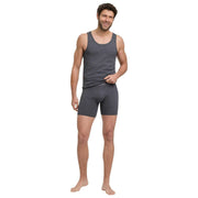 Falke Daily Comfort 2-Pack Long Leg Boxer - Mörkgrå Ljung