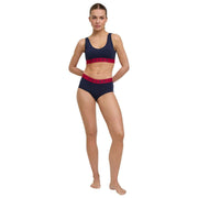Falke Daily Comfort Print 2-Pack Bustier Bralette - Svart/Röd