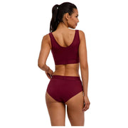 Falke Daily Comfort Print 2-Pack Bustier Bralette - Röd