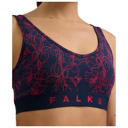 Falke Daily Comfort Print 2-Pack Bustier Bralette - Röd/Svart