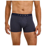 Falke Daily Comfort-tryckt 2-pack boxershorts - Marinblå