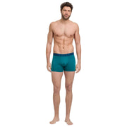 Falke Daily Comfort tryckt 2-pack boxershorts - blågrön