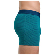 Falke Daily Comfort tryckt 2-pack boxershorts - blågrön