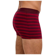Falke Daily Comfort Striped Boxershorts - Burgundy