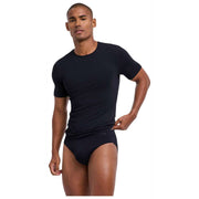 Falke Daily Seamless T-shirt med rund hals - Svart