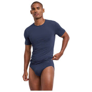 Falke Daily Seamless T-shirt med rund hals - kolgrå