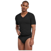 Falke Daily Seamless V-ringad T-shirt - Svart