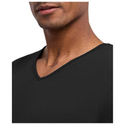 Falke Daily Seamless V-ringad T-shirt - Svart