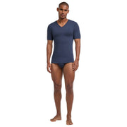Falke Daily Seamless T-shirt med V-ringad - kolgrå
