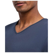 Falke Daily Seamless T-shirt med V-ringad - kolgrå