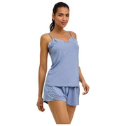 Falke Delicate Touch Chemise Topp - Blue Steel