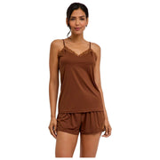 Falke Delicate Touch Chemise Topp - Deer Brown