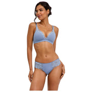 Falke Delicate Touch High Apex BH - Blue Steel