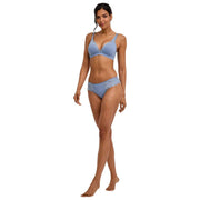 Falke Delicate Touch High Apex BH - Blue Steel