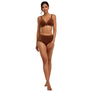 Falke Delicate Touch Mid Waist Shorts - Deer Brown